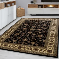 Marrakesh Orientalsk tæppe Orientalisk - Sort