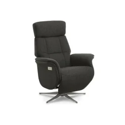 Mars 4 lænestol m/elbetjent fodskammel/ryg – stof