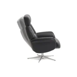 Mars lænestol - Sort læder