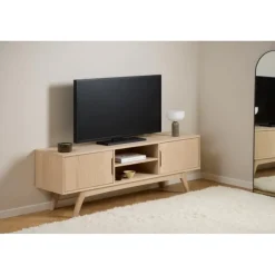 Marte Tv-bord Hvidolieret Eg 160cm