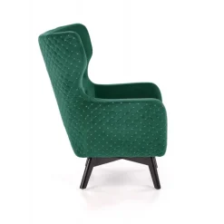 MARVEL l. stol, - Mørkegrøn velour