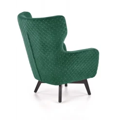 MARVEL l. stol, - Mørkegrøn velour