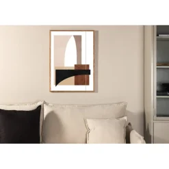 Materialer Plakat - Beige og Hvid