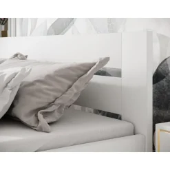 MATILDA 90x200 Seng - Hvid Massivt Bøgetræ