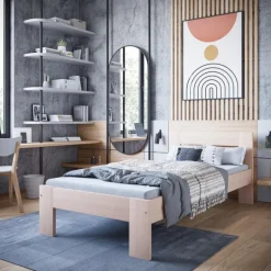 MATILDA 90x200 Seng - Naturlig Bøgetræ