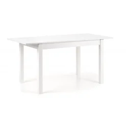 MAURYCY Spisebord med udtræk 118cm udvides til 158cm - Hvid