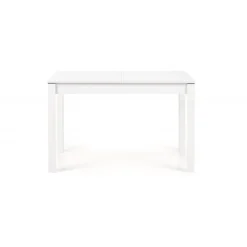 MAURYCY Spisebord med udtræk 118cm udvides til 158cm - Hvid