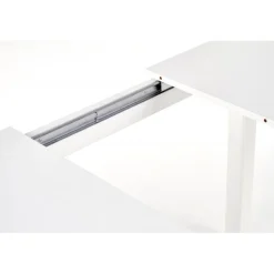 MAURYCY Spisebord med udtræk 118cm udvides til 158cm - Hvid