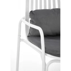 MELBY Hvilestol, Hvid/Grå