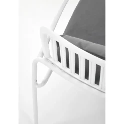 MELBY Hvilestol, Hvid/Grå