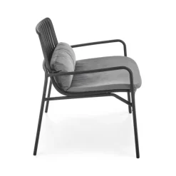 MELBY Hvilestol, Sort / Grå