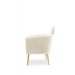 MELISA lænestol cream / guld