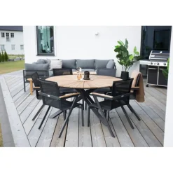 Mexico Rundt Havebord Ø140 - Natur