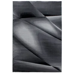 Miami Kortluvet tæppe Abstrakt - Sort