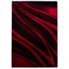 Miami Kortluvet tæppe Abstrakt Bølge - Rød