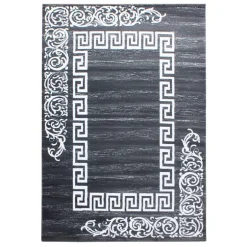 Miami Kortluvet Tæppeløber Meander - Grå