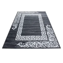 Miami Kortluvet Tæppeløber Meander - Grå