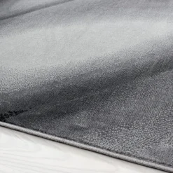 Miami Kortluvet Tæppeløber Abstrakt - Sort