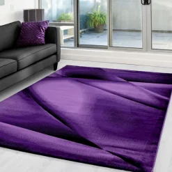 Miami Kortluvet Tæppeløber Abstrakt - Lilla