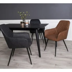 Milas Spisebordsstol Cognac Pu