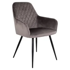 Milas Spisebordsstol Mushroom velour