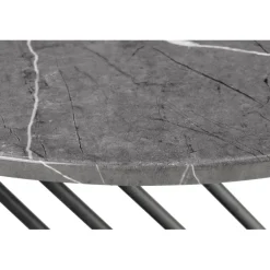 MINERWA, sofabord, Grå marmor - Sort