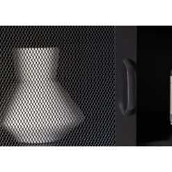 Misha - Opbevaringskab - Sort 100 x 80 x 40cm