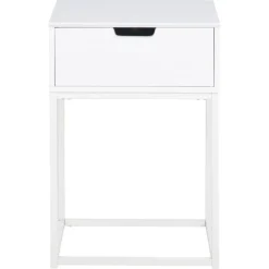 Mitra natbord / sengebord hvid