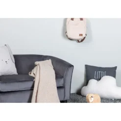 Måna Børnesofa - Grå Velour