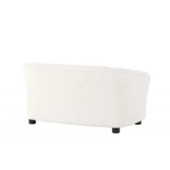 Måna Børnesofa - Hvid Teddystof
