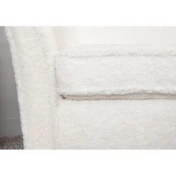 Måna Børnesofa - Hvid Teddystof