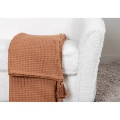 Måna Børnesofa - Hvid Teddystof