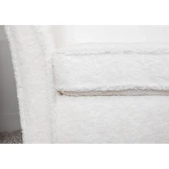 Måna Børnesofa - Hvid Teddystof