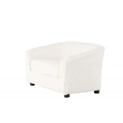 Måna Børnesofa - Hvid Teddystof