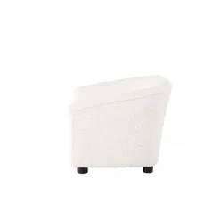 Måna Børnesofa - Hvid Teddystof