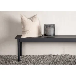 Modena havebænk 180x40cm - Sort
