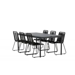 Modena Lindos Loungesæt - Havemøbelsæt - Sort