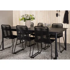 Modena Lindos Loungesæt - Havemøbelsæt - Sort