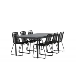 Modena Lindos Loungesæt - Havemøbelsæt - Sort