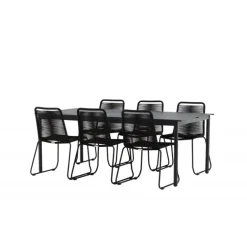 Modena Lindos Loungesæt - Havemøbelsæt - Sort