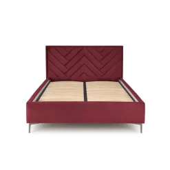 MODULO sengeramme 160x200 mørkerød Monolith 59