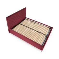 MODULO sengeramme 160x200 mørkerød Monolith 59