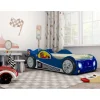 Monza Racer Blå børneseng med Madras - 90 x 190 cm