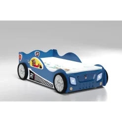 Monza Racer Blå børneseng med Madras - 90 x 190 cm