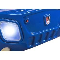 Monza Racer Blå børneseng med Madras - 90 x 190 cm