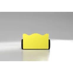 Monza Racer Gul børneseng med Madras - 90 x 190 cm