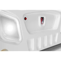 Monza Racer hvid børneseng med Madras - 90 x 190 cm