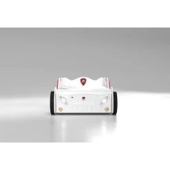 Monza Racer hvid børneseng med Madras - 90 x 190 cm