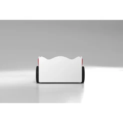 Monza Racer hvid børneseng med Madras - 90 x 190 cm