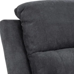 Mora 2 personers Elektrisk recliner Mørkegrå stof